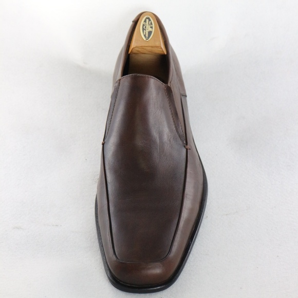 RUSH by GORDON RUSH Kyler Brown Leather Loafers PAIR Sz 8.5 US Men main image 5